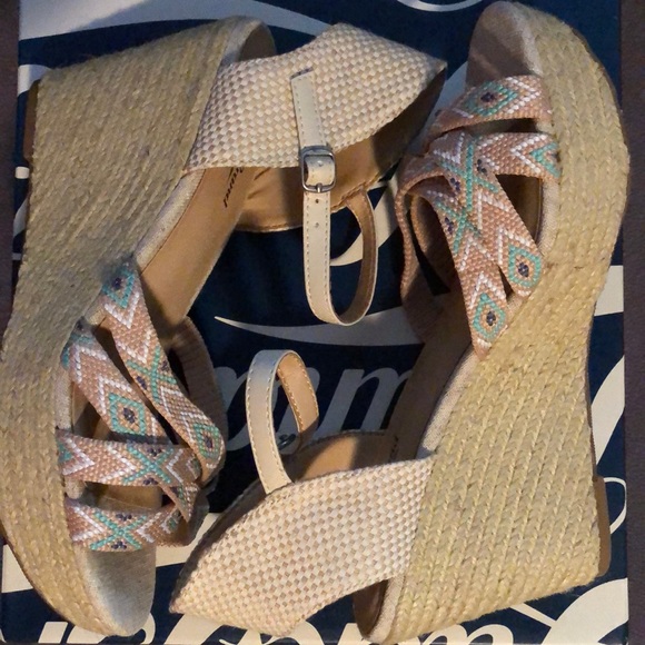 NEW LUCKY BRAND WEDGE SANDAL SIZE 8 - Picture 7 of 9
